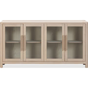 Liv Glass Door Sideboard – White Sand