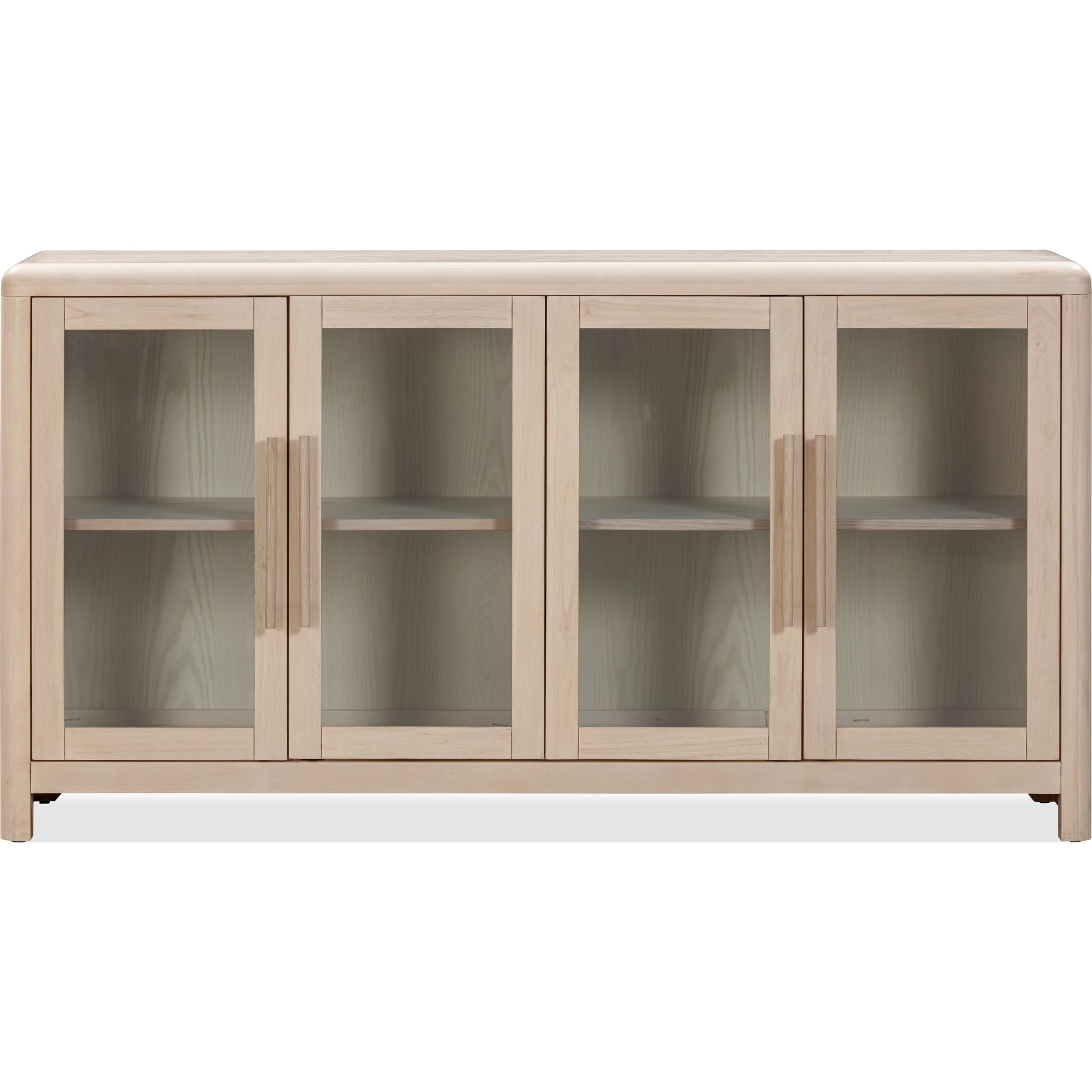 Liv Glass Door Sideboard – White Sand