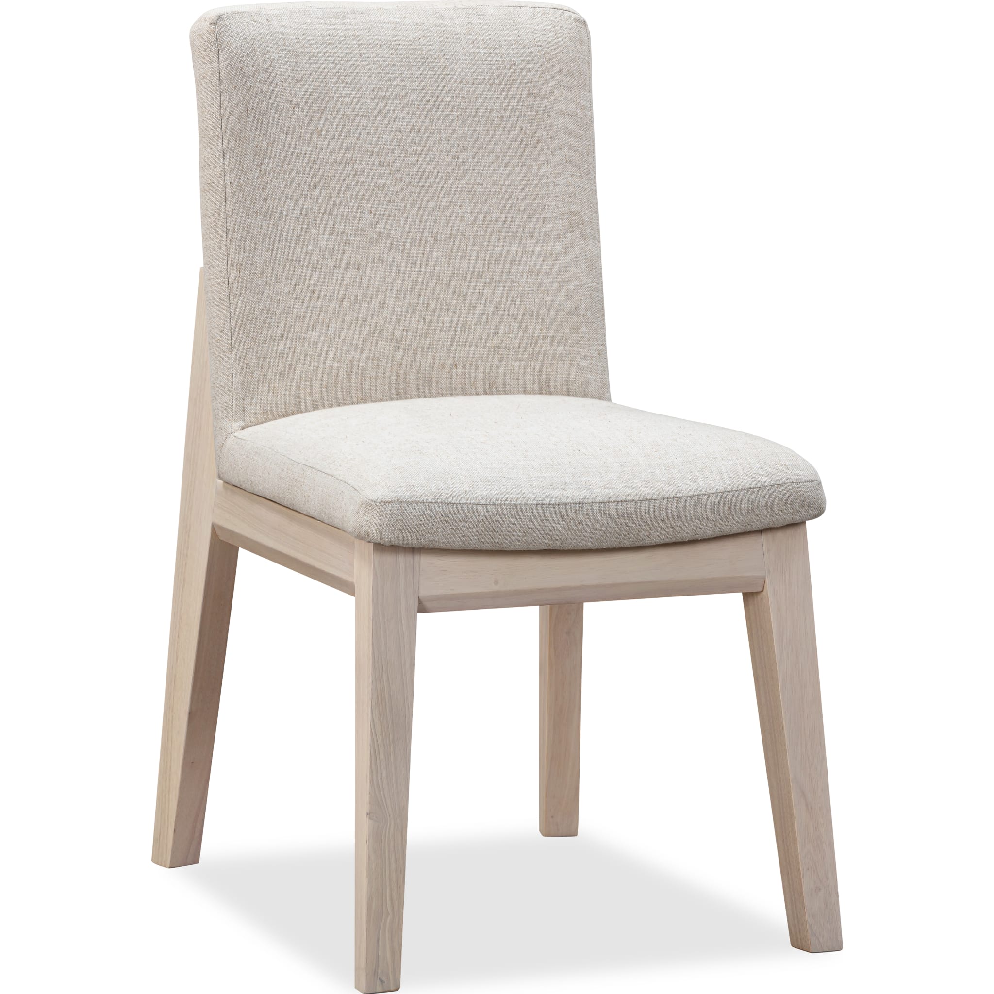 Liv Upholstered Dining Chair – White Sand