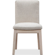 Liv Upholstered Dining Chair – White Sand