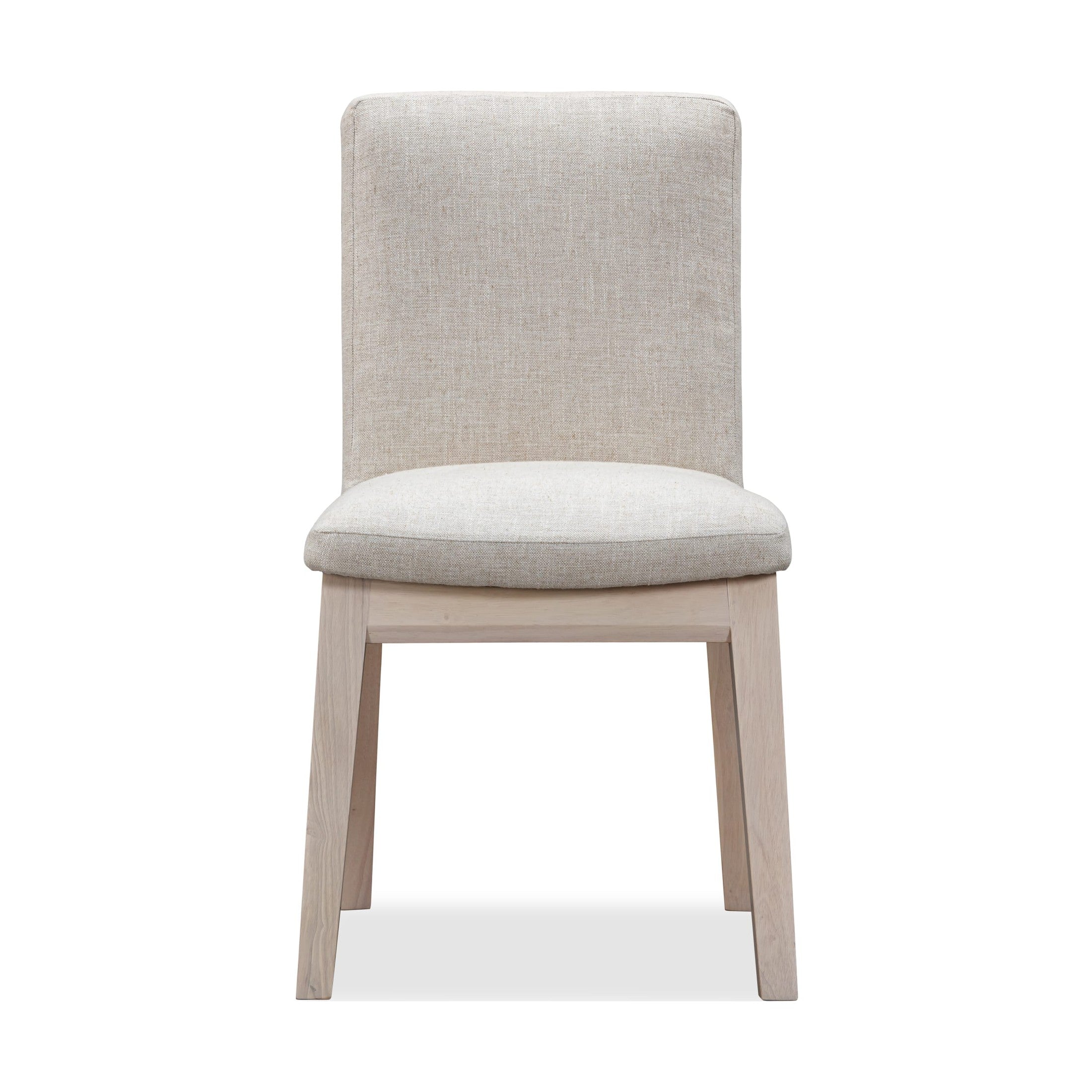 Liv Upholstered Dining Chair – White Sand