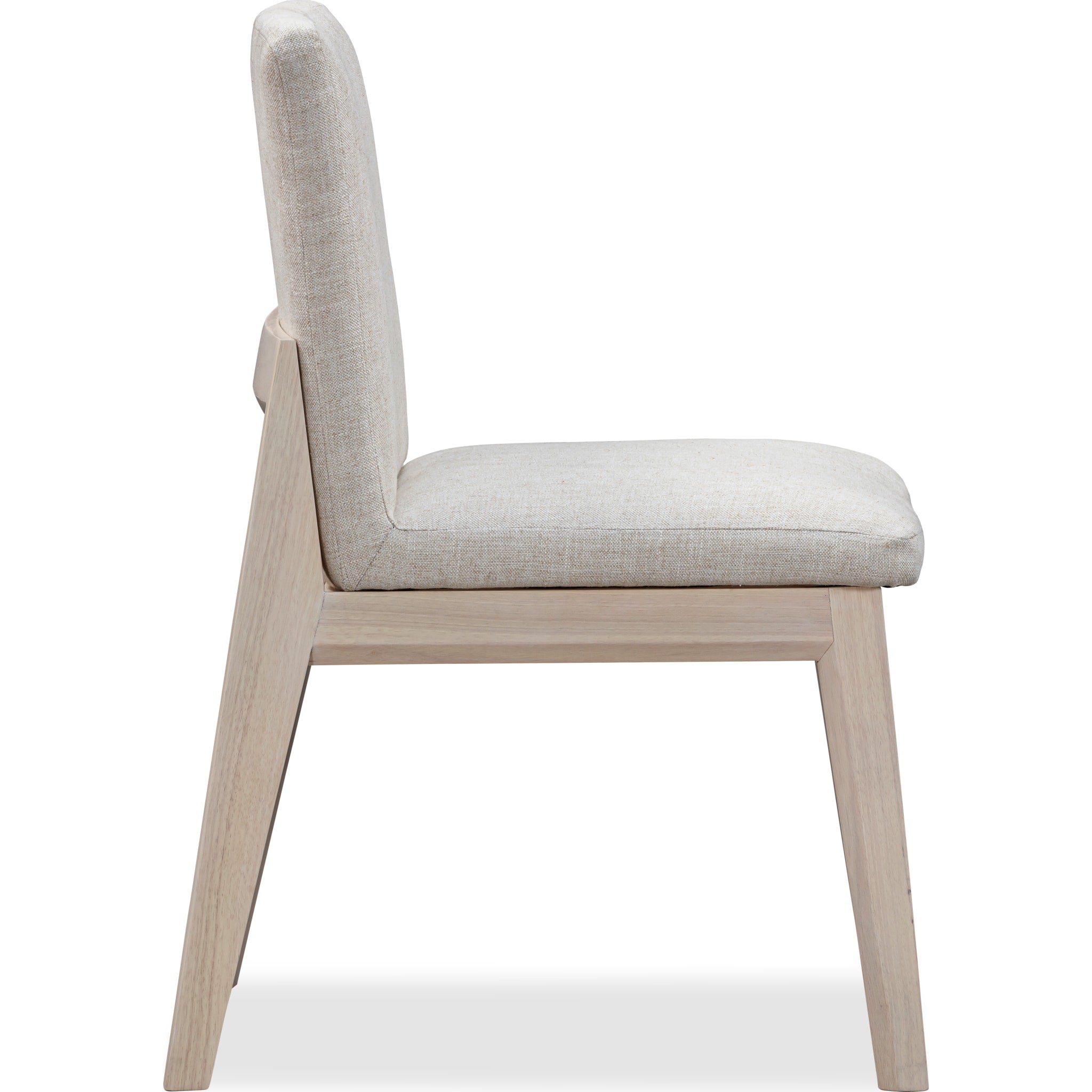 Liv Upholstered Dining Chair – White Sand