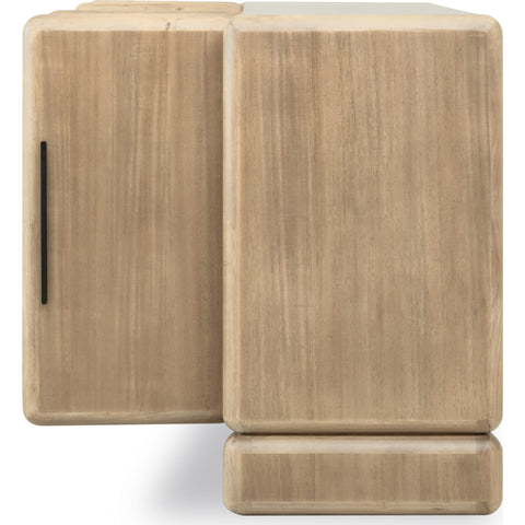 Nia 4-Door Acacia Wood Sideboard — Lioness Finish