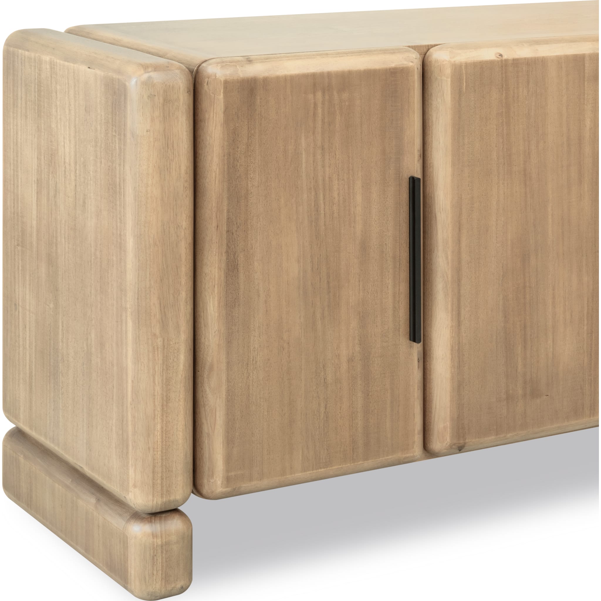 Nia 4-Door Acacia Wood Sideboard- Lioness Finish