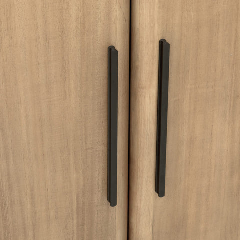 Nia 4-Door Acacia Wood Sideboard — Lioness Finish