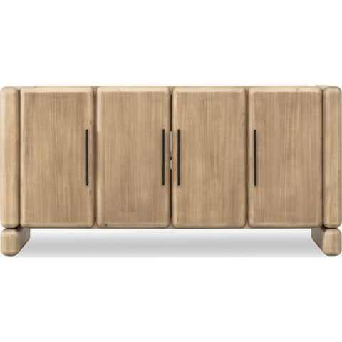 Nia 4-Door Acacia Wood Sideboard — Lioness Finish