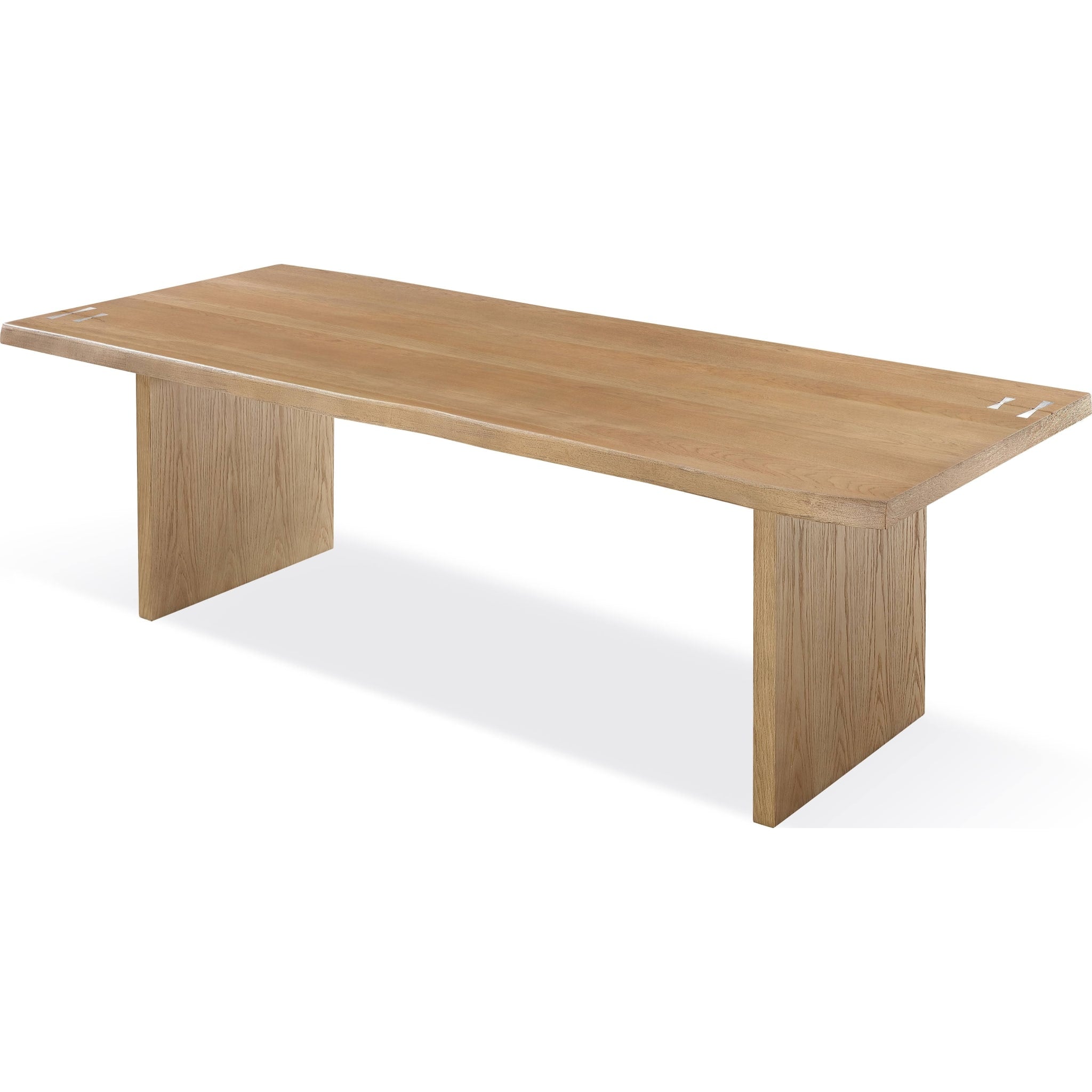 One Live Edge Dining Table – White Oak