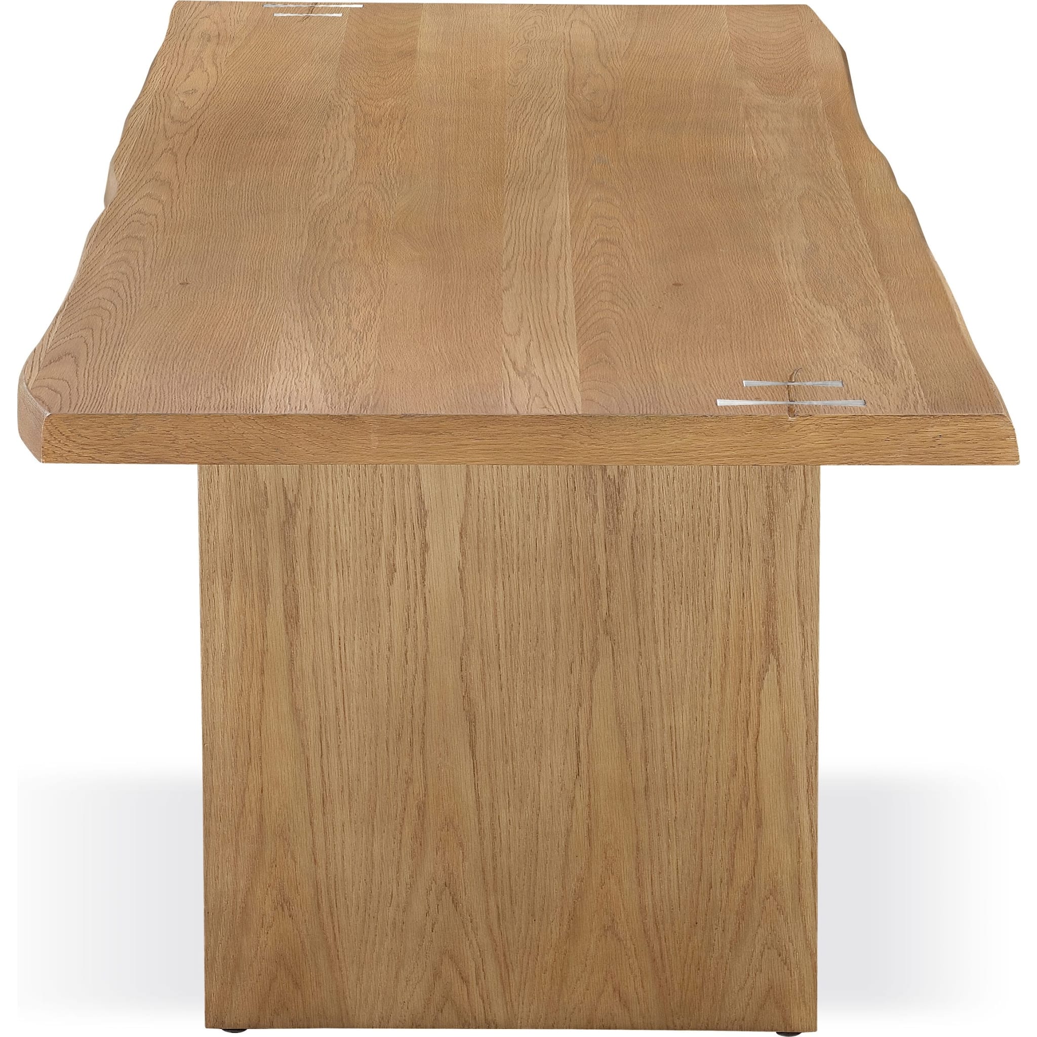 One Live Edge Dining Table – White Oak