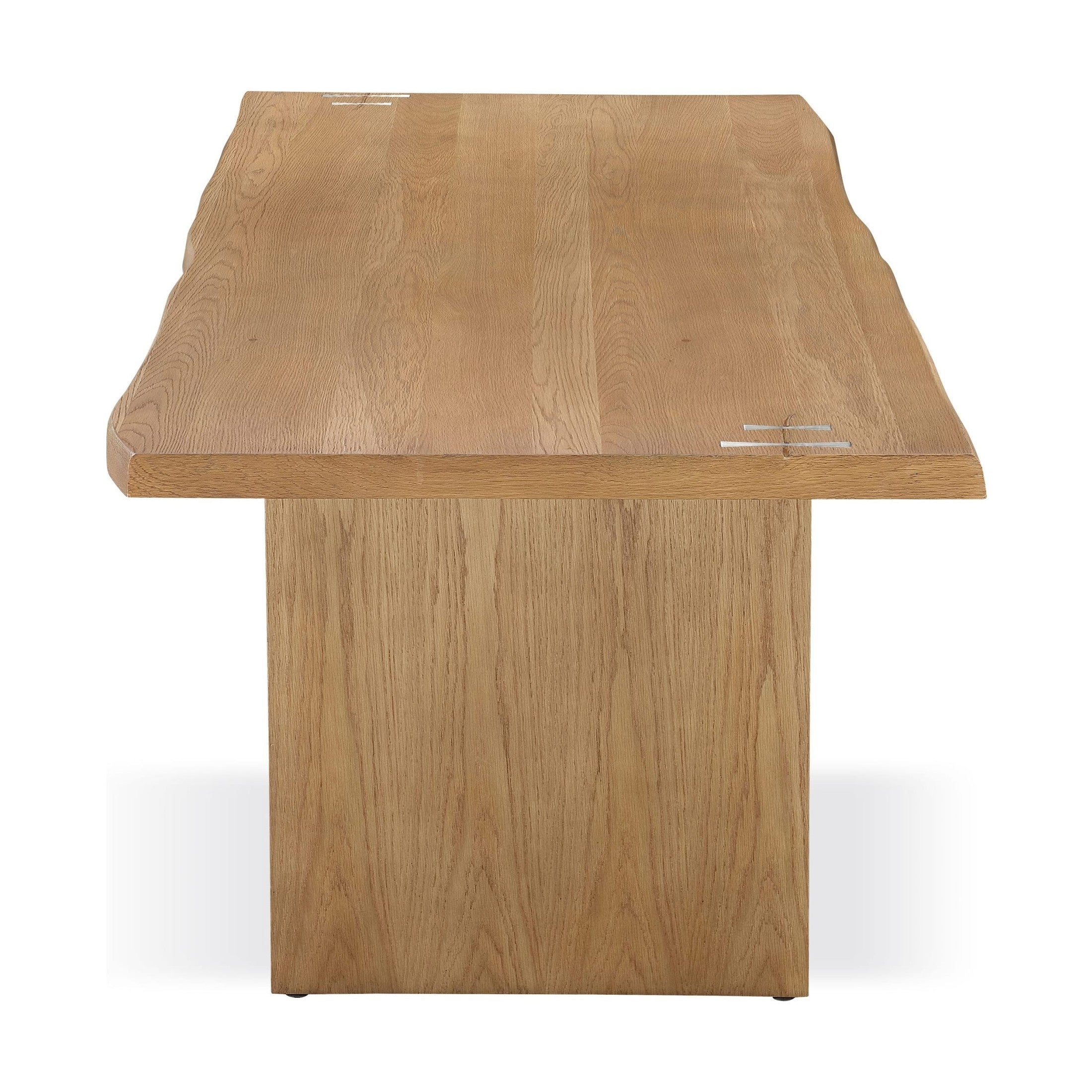 One Live Edge Dining Table – White Oak