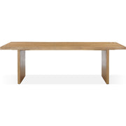 One Live Edge Dining Table – White Oak