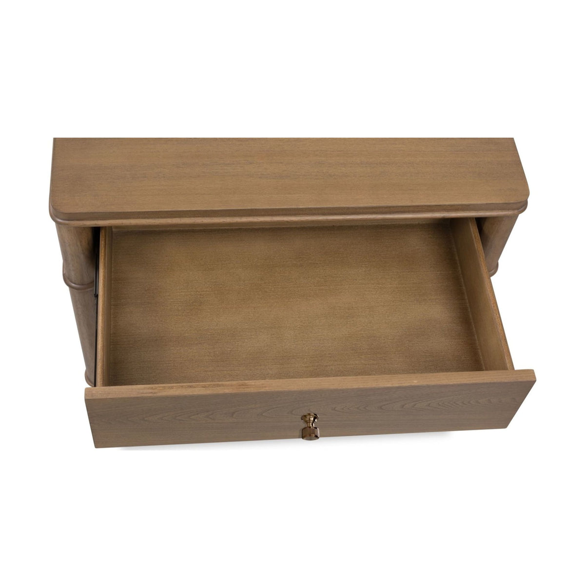 Whitmore 2-Drawer Nightstand with Charging Station – Claystone