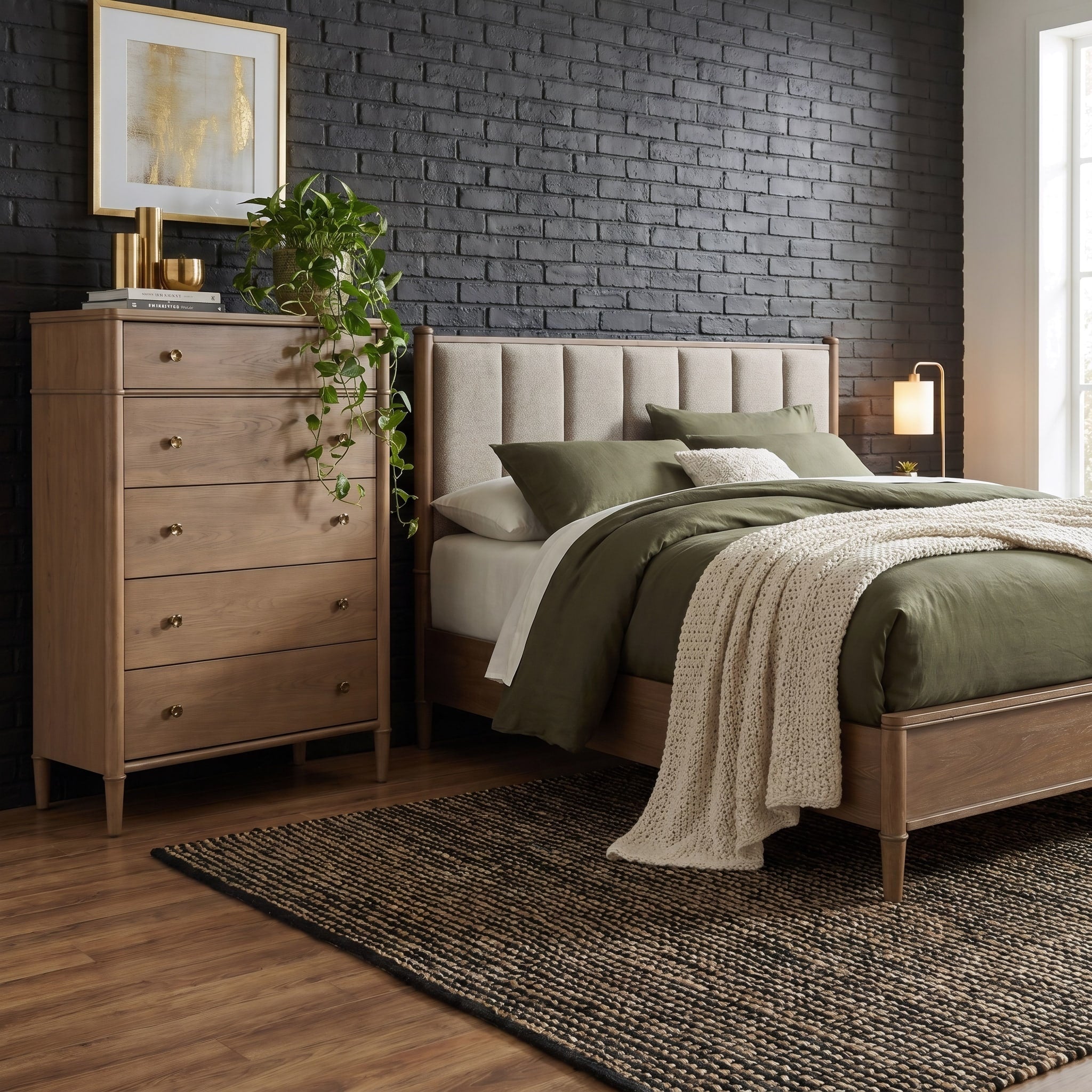 Whitmore 5-Drawer Chest – Claystone