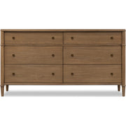 Whitmore 6-Drawer Dresser – Claystone