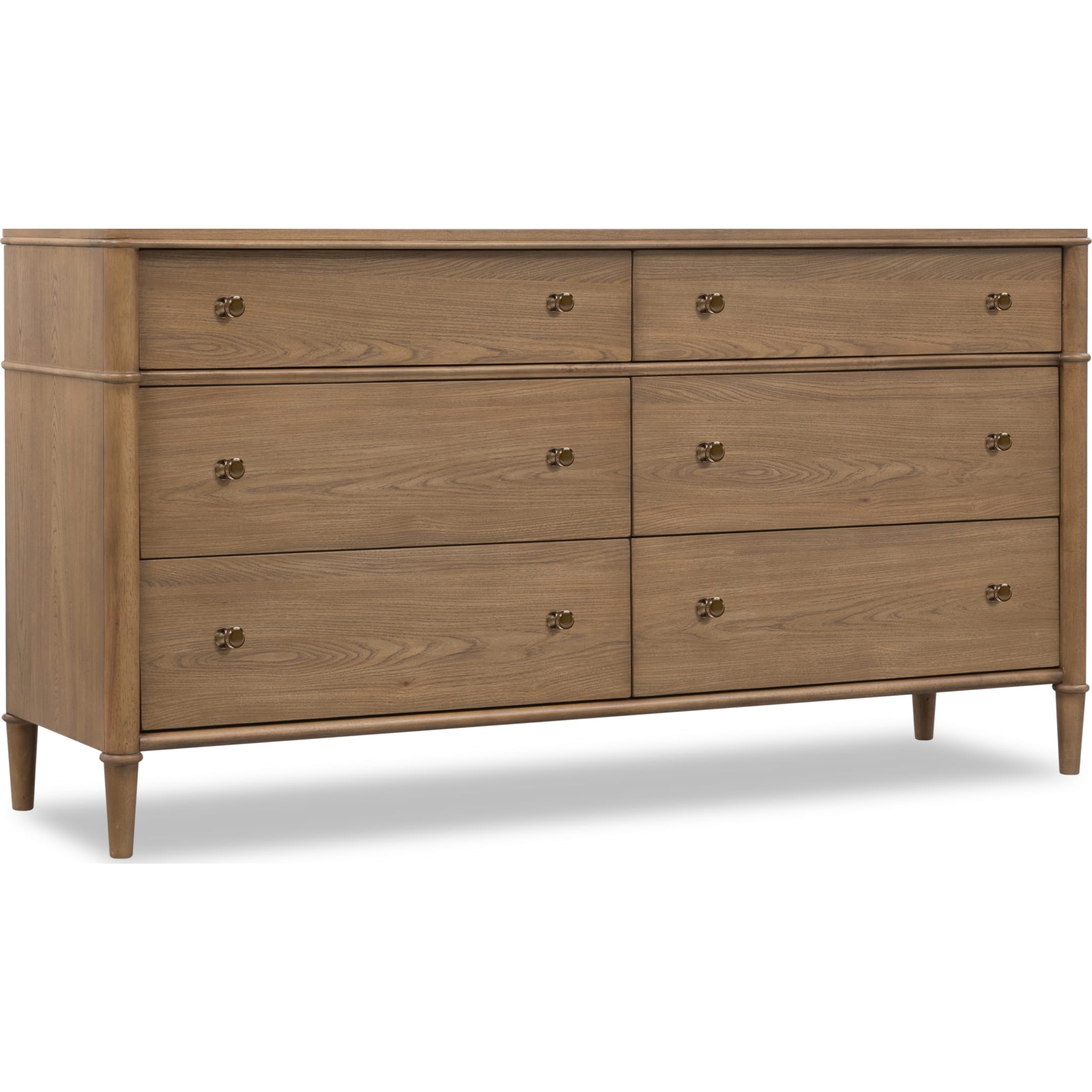 Whitmore 6-Drawer Dresser – Claystone