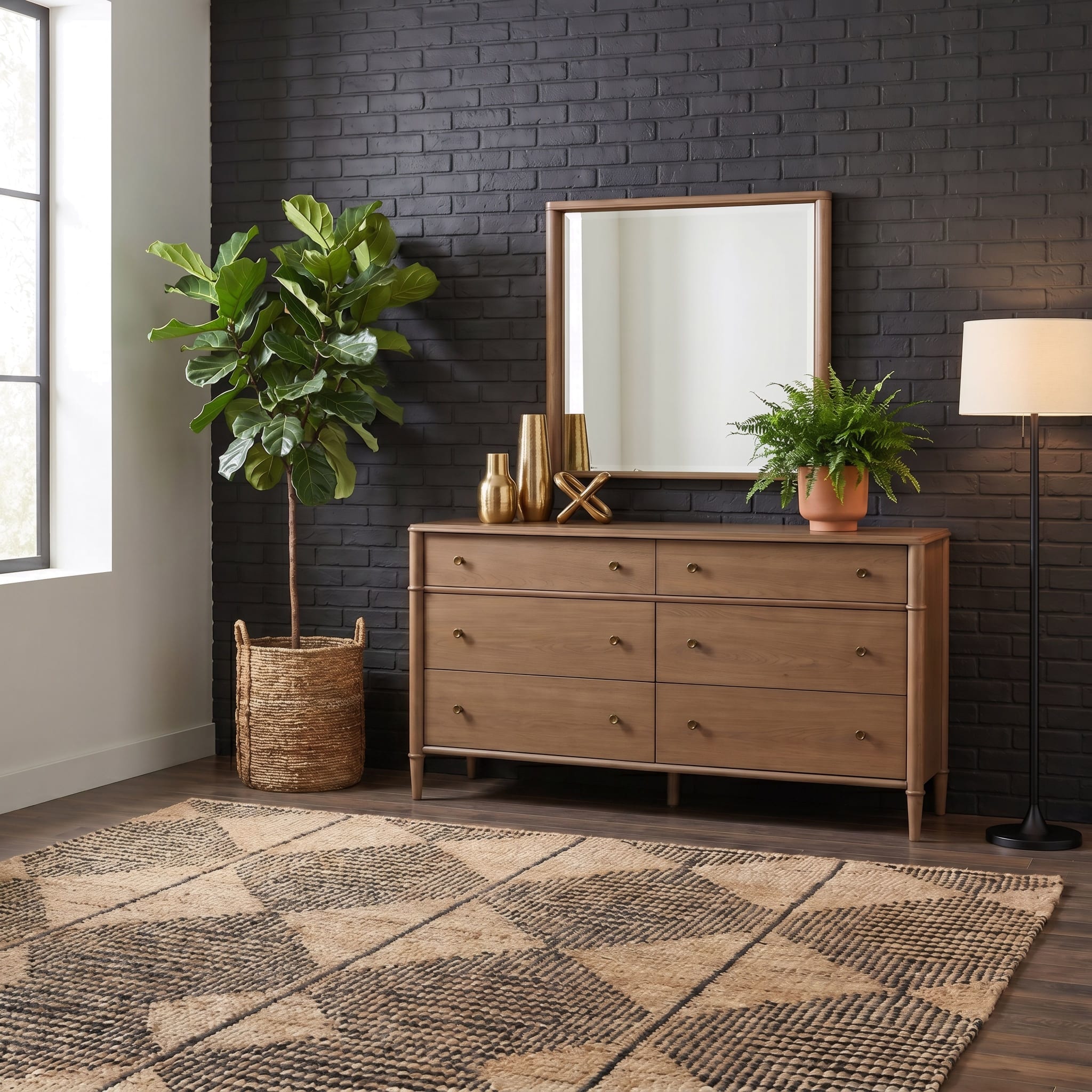 Whitmore 6-Drawer Dresser – Claystone