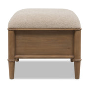 Whitmore Upholstered Storage Ottoman in Claystone