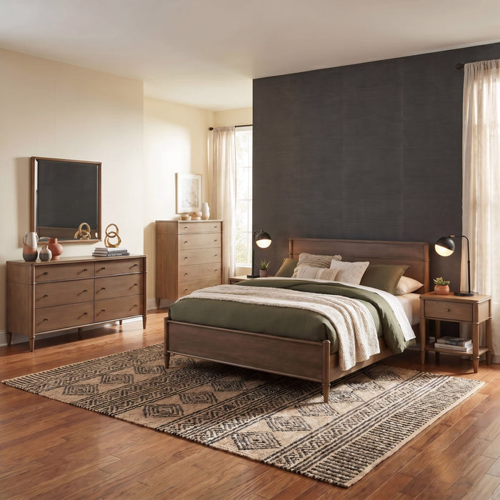 Whitmore Solid Wood Platform Bed inClaystone