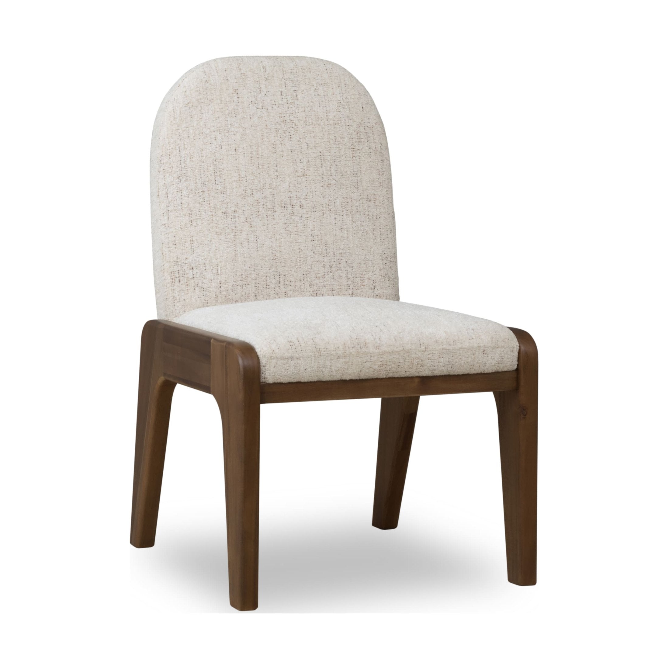 Xolani Chenille Upholstered Dining Chair in Chinchilla and Impala