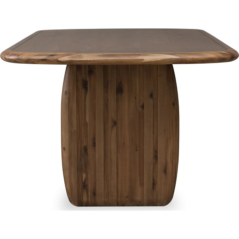 Xolani Rectangular Acacia Wood Pedestal Dining Table – Impala