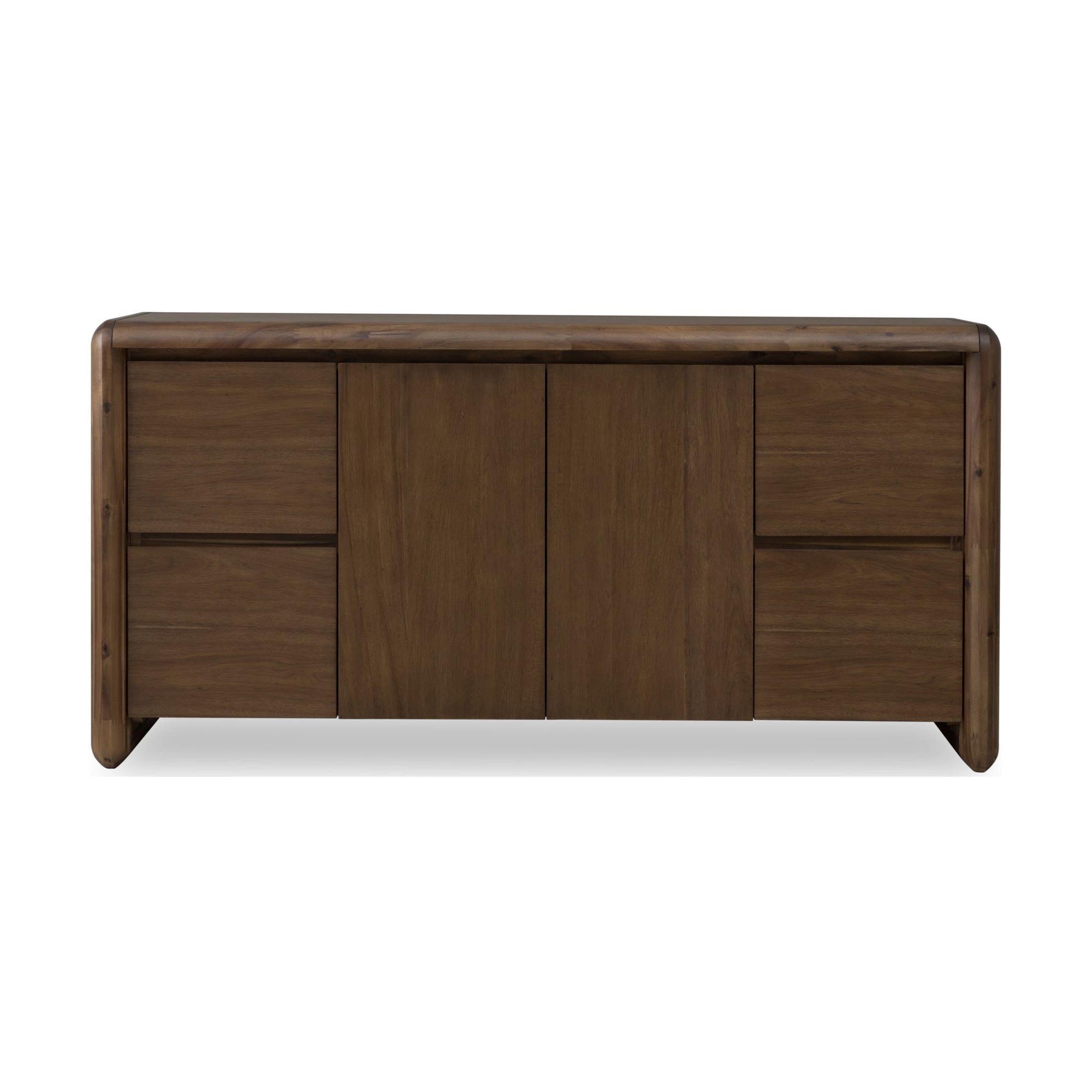 Xolani 2-Door 4-Drawer Acacia Wood Sideboard – Impala Finish