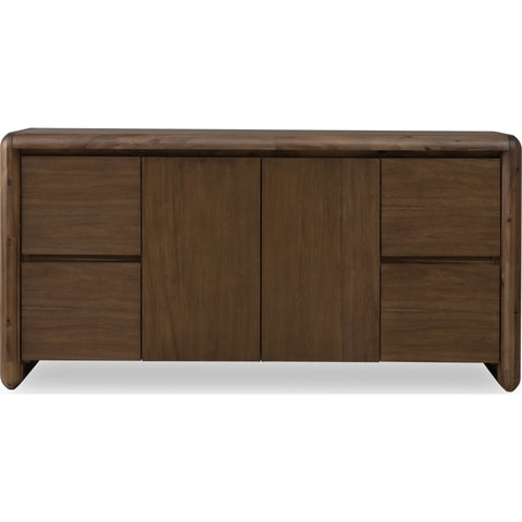 Xolani 2-Door 4-Drawer Acacia Wood Sideboard – Impala Finish
