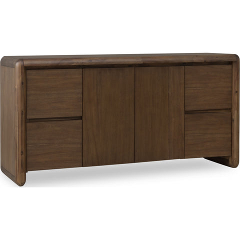 Xolani 2-Door 4-Drawer Acacia Wood Sideboard – Impala Finish