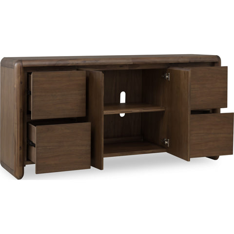 Xolani 2-Door 4-Drawer Acacia Wood Sideboard – Impala Finish