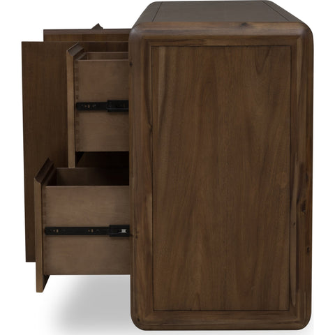 Xolani 2-Door 4-Drawer Acacia Wood Sideboard – Impala Finish