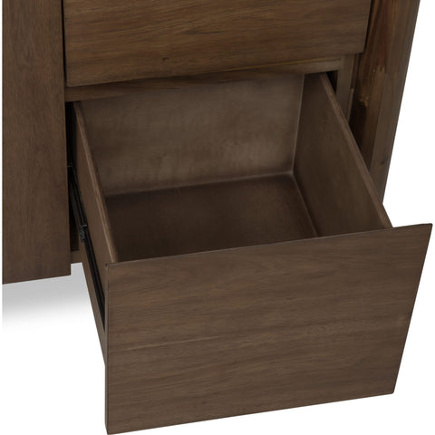 Xolani 2-Door 4-Drawer Acacia Wood Sideboard – Impala Finish