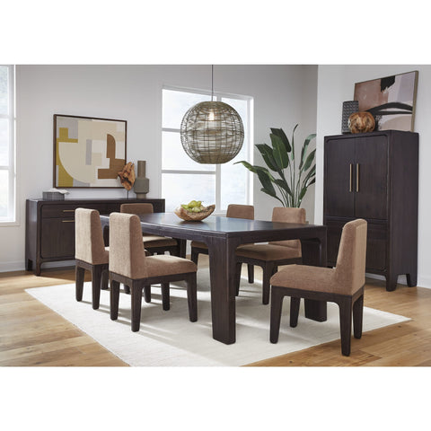 Zamba Extendable Acacia Wood Dining Table – Jaguar Finish