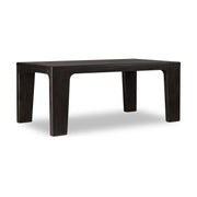 Zamba Rectangular Acacia Wood Dining Table – Jaguar Finish