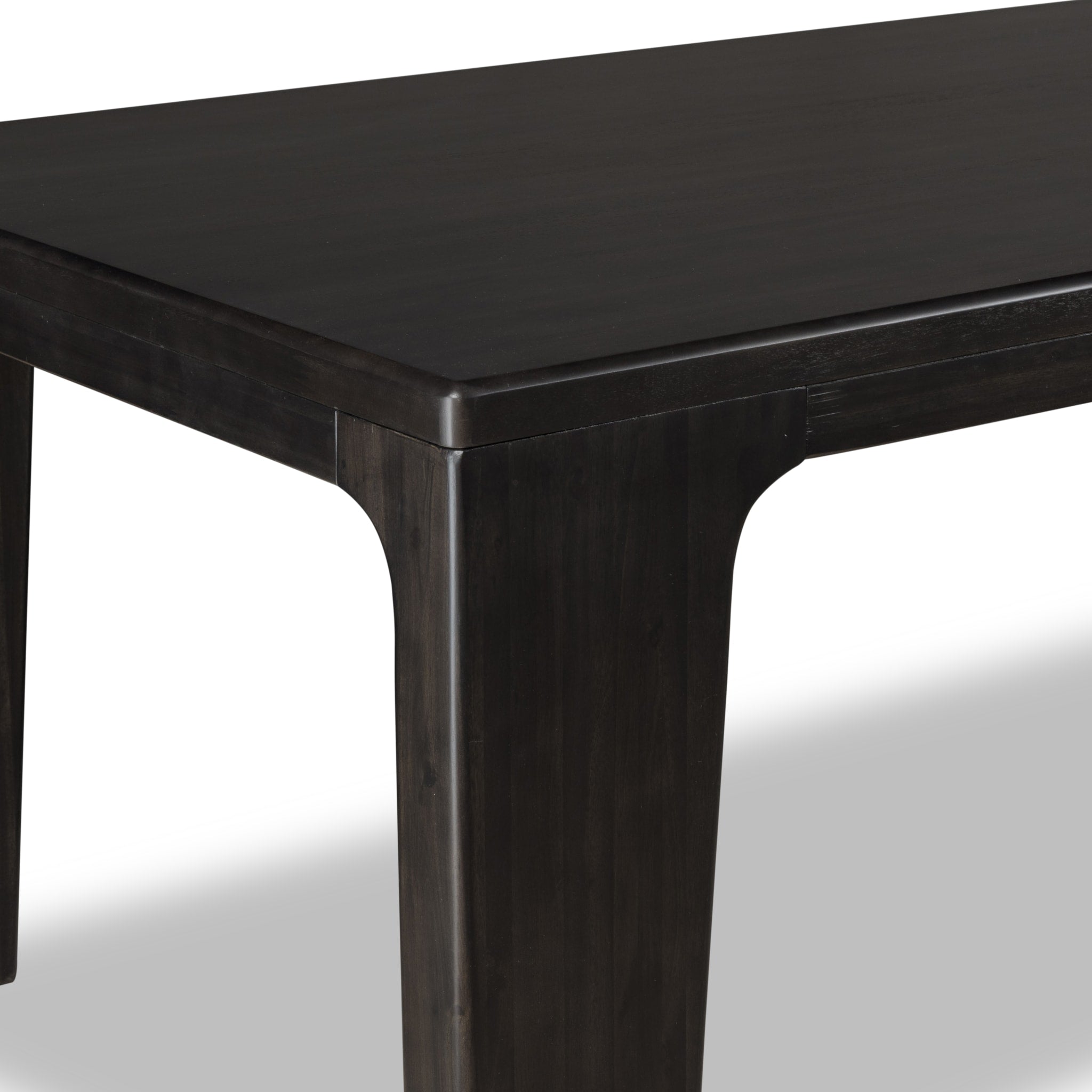 Zamba Rectangular Acacia Wood Dining Table – Jaguar Finish