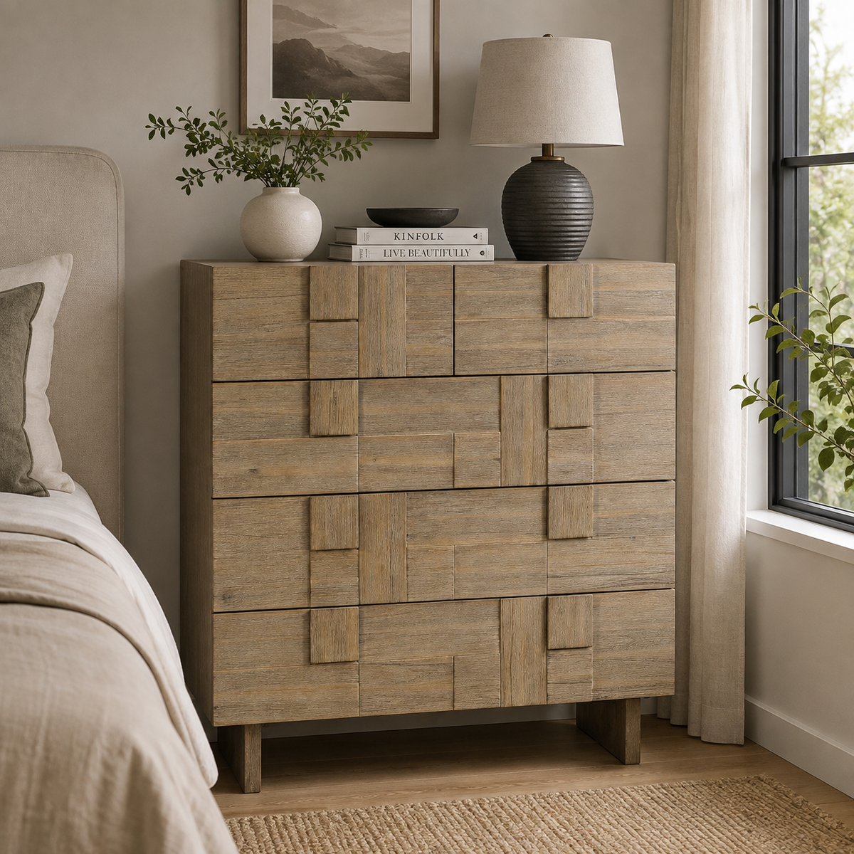 Morven 5 Drawer Chest - Colour Variance from ATL004