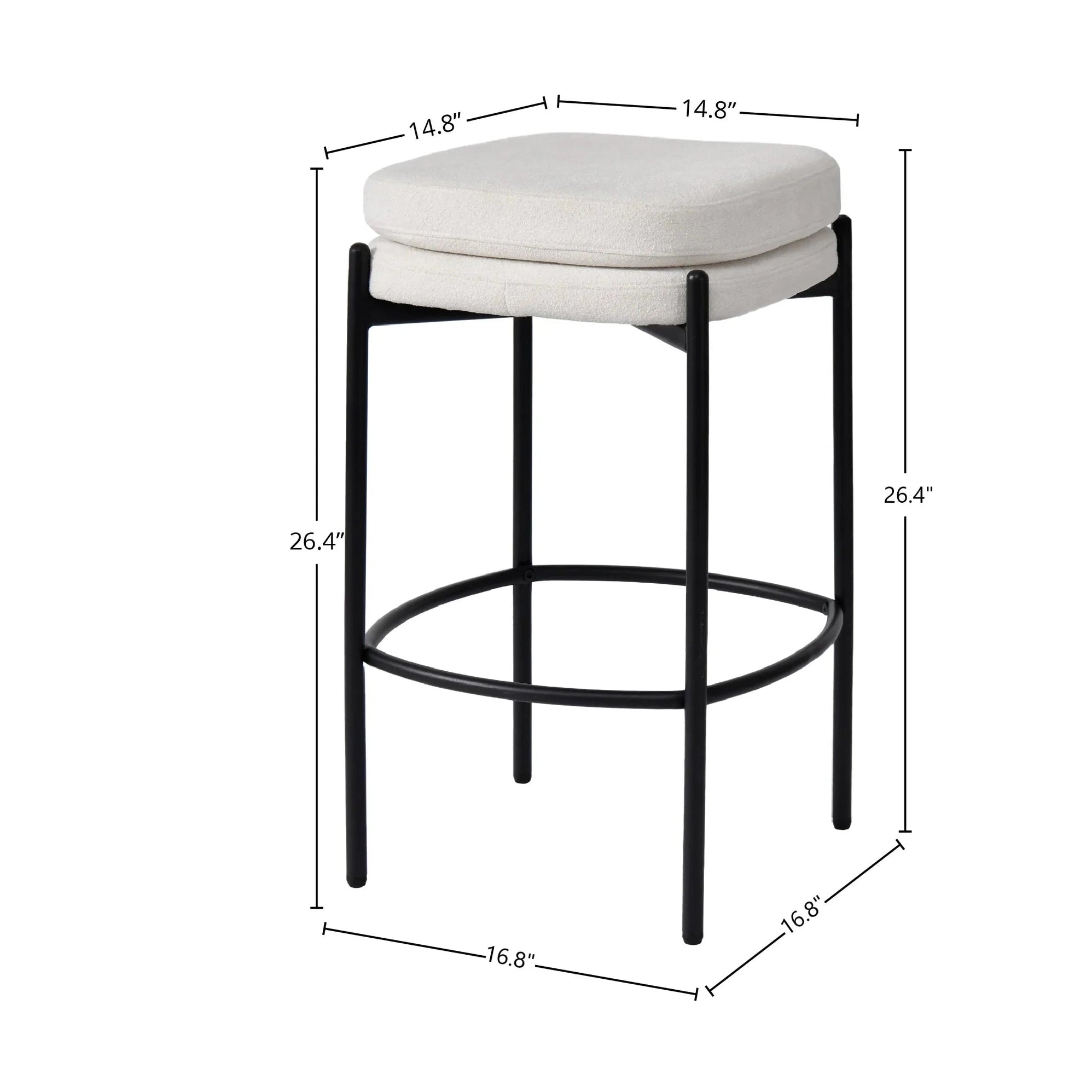 Brindle Counter Stool Oatmeal