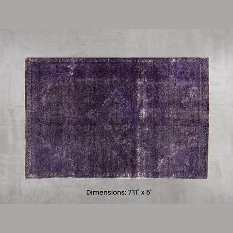 Namaste Rug - Purple 7'11" x 5'