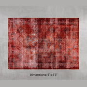 Namaste Rug - Red 9' x 6'3"