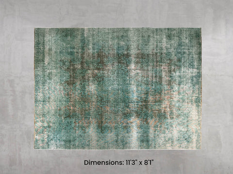 Namaste Rug - Cyan 11'3