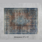Namaste Rug - Blue/Brown 9'7" x 7'2"