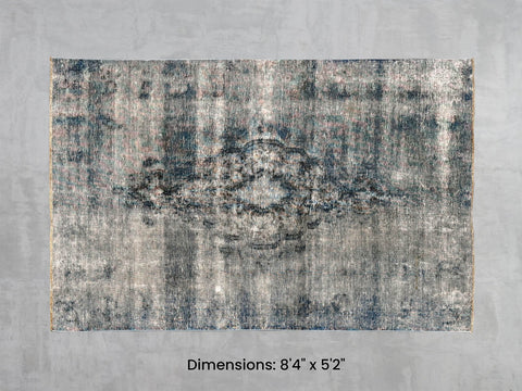 Namaste Rug - Light Blue 8'4" x 5'2"