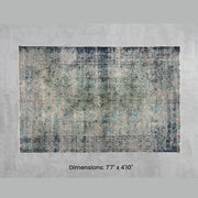 Namaste Rug - Blue/Green 7'7" x 4'10"