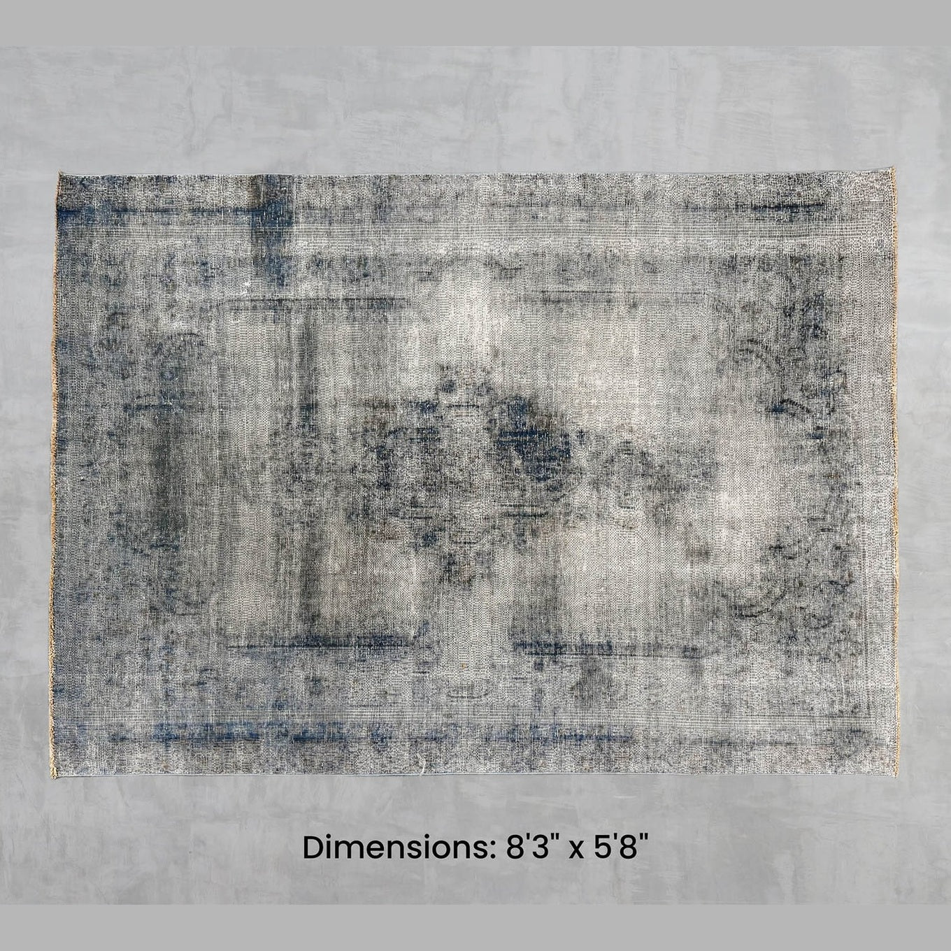 Namaste Rug - Beige/Blue 8'3" x 5'8"