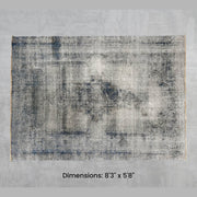 Namaste Rug - Beige/Blue 8'3" x 5'8"