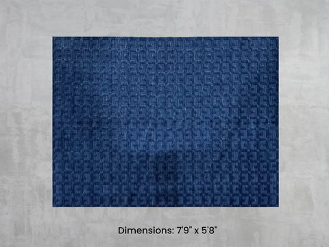 Namaste Rug - Blue 7'9" x 5'8"