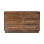 Dovian 6 Drawer Dresser - Dark Driftwood