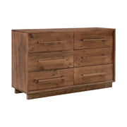 Dovian 6 Drawer Dresser - Dark Driftwood