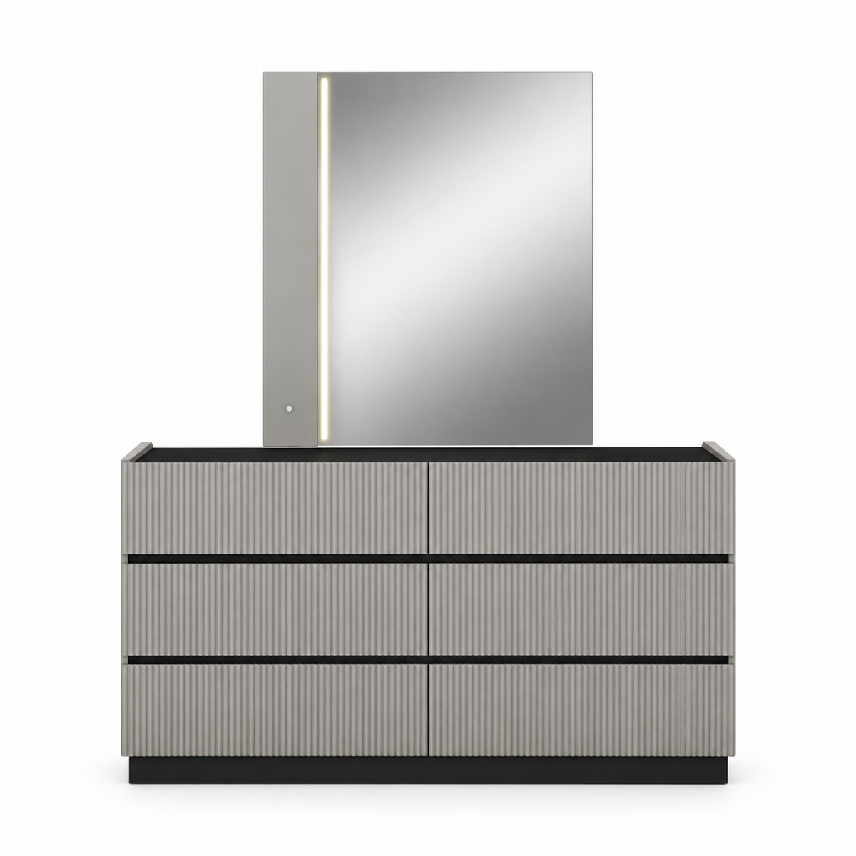 Nella Two Tone Dressing Mirror