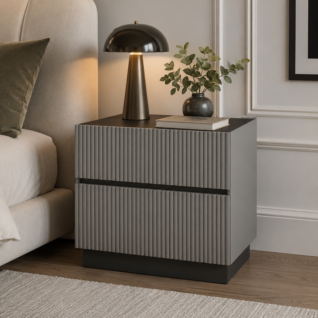 Nella Two Tone Nightstand