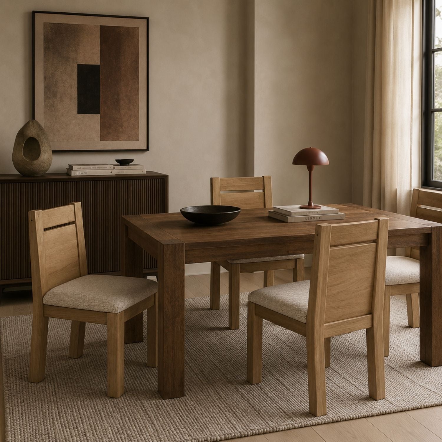 Nia Chenille Upholstered Dining Chair – Lioness & Hyena
