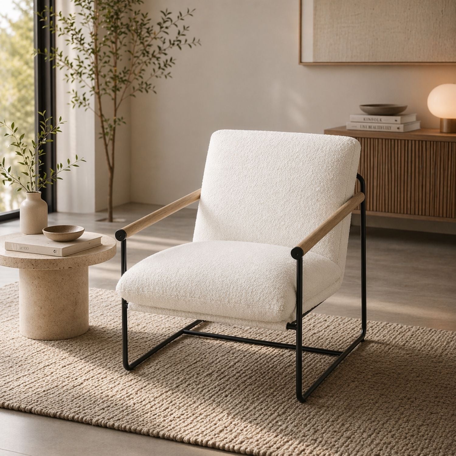 Nishi Accent Chair - Elite Ivory