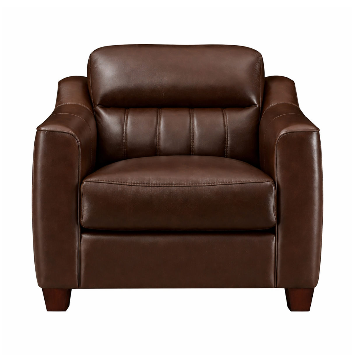 Nolan Genuine Leather Accent Chair